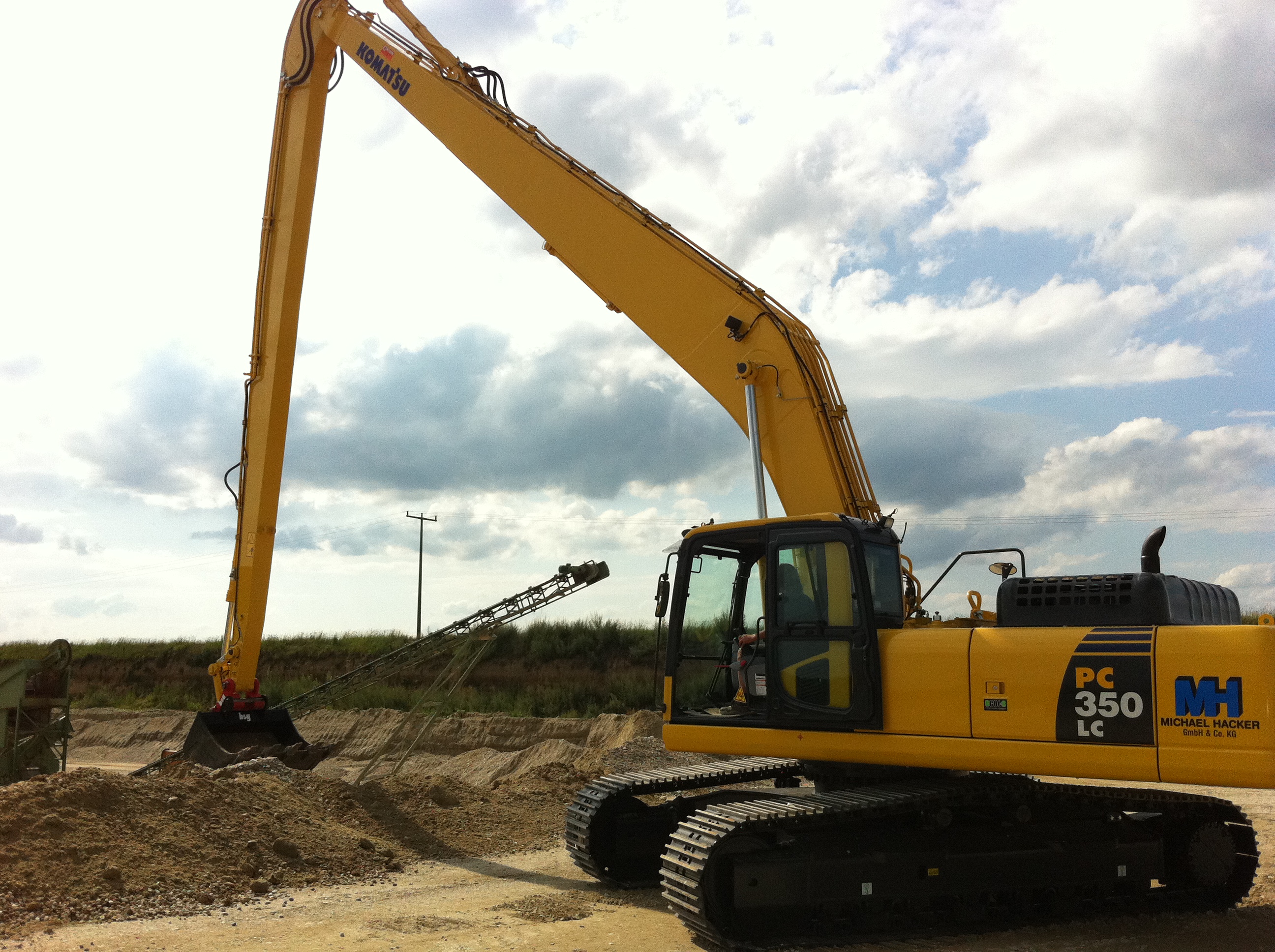 Komatsu Long Reach Bagger PC-350 Freundorf